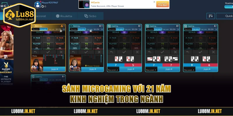 Microgaming với 21 năm kinh nghiệm trong ngành